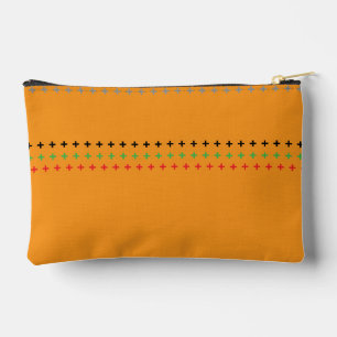 Pochette À Accessoires Voyage Orange Citrouille Élégant