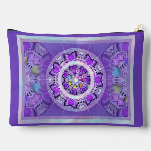 Pochette À Accessoires W2 pourpre (Verso)