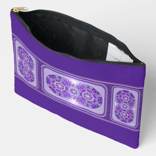 Pochette À Accessoires W2 pourpre (Ouvrir)