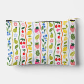 Pochette À Accessoires Watercolor Fruits Pattern Food Summer Personalized (Verso)