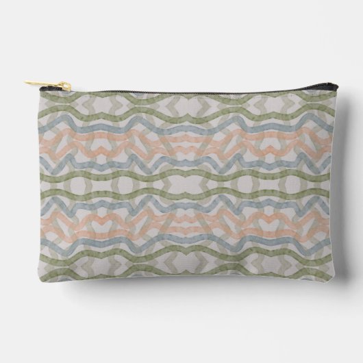 Pochette À Accessoires Watercolor Mopping Brushstrokes Pattern In Pastel (Recto)