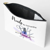Pochette À Accessoires Watercolor Nail Salon (Ouvrir)