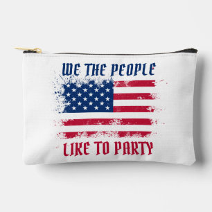 Pochette À Accessoires We people Funny Distressed USA Drapeau Juillet 4