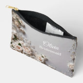 Pochette À Accessoires Wedding Roses Bridesmaid (Ouvrir)
