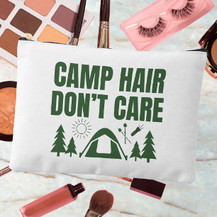 Pochette À Accessoires Week-end de célibataire au campement vert moderne