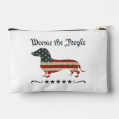 Pochette À Accessoires Weenie Le Peuple Dachshund 4 juillet (Verso)