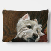 Pochette À Accessoires Westie sur canapé (Recto)