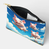 Pochette À Accessoires When Pigs Fly Funny Winged Pigs (Ouvrir)