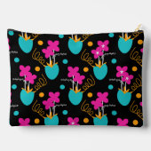 Pochette À Accessoires Whimisical Flower Pots In Bright Colors (Verso)