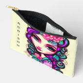 Pochette À Accessoires Whimsical Girl Artistique Petit (Ouvrir)