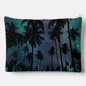 Pochette À Accessoires Whimsical Palm Trees Starry Night Sky Personalised (Verso)