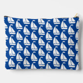Pochette À Accessoires White Sailboats (Verso)