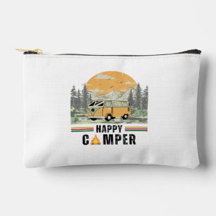 Pochette À Accessoires White Vintage Mountain Tree Sunrise Camper Van