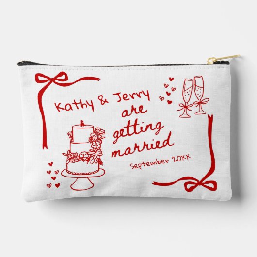 Pochette À Accessoires Will you be my Bridesmaid Proposal  (Verso)