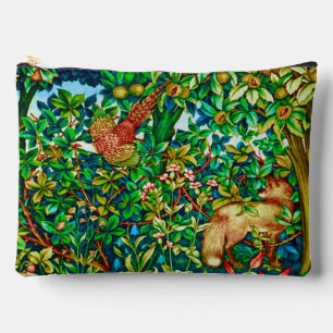 Pochette À Accessoires William Morris Fox et Pheasestry Imprimer