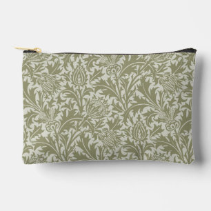 Pochette À Accessoires William Morris Thistle Sage Green Motif