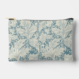 Pochette À Accessoires William Morris Wallflower bleu damas floral