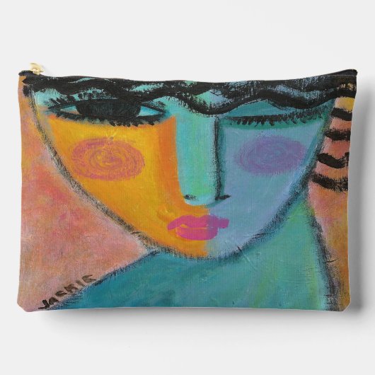 Pochette À Accessoires Wink Art Abstrait original (Recto)