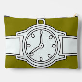 Pochette À Accessoires Wistwatch Olive (Verso)