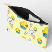 Pochette À Accessoires Yellow Ice Cream Popsicle Pencil Case (Ouvrir)
