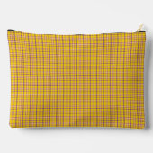 Pochette À Accessoires Yellow Purple Plaid Classic Pattern Modern (Verso)
