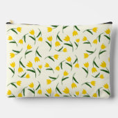 Pochette À Accessoires Yellow Tulip Pattern (Recto)