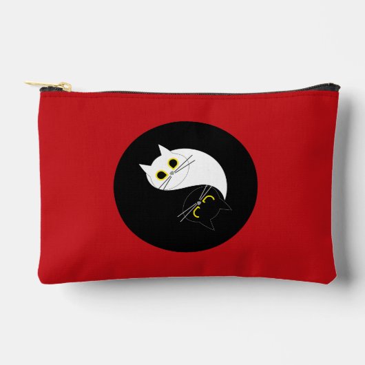 Pochette À Accessoires YIN YANG Zen Cat Accessoires Pouch (Recto)