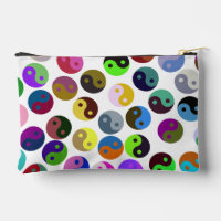 Ying Yang Cercles Motif coloré