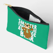 Pochette À Accessoires Yogi "Plus Intelligent Que L'Ours Moyen" (Ouvrir)