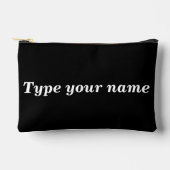 Pochette À Accessoires Your Name on Black Pouch (Recto)