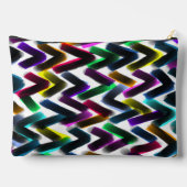 Pochette À Accessoires Zag Zig Art Abstrait (Verso)