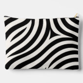 Pochette À Accessoires Zebra Stripes Impression moderne (Verso)