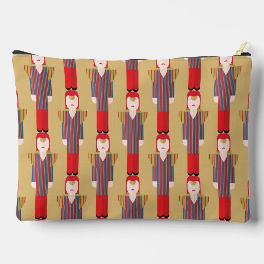 Pochette À Accessoires Ziggy – Patterned Zipper Accessory Pouch (Verso)