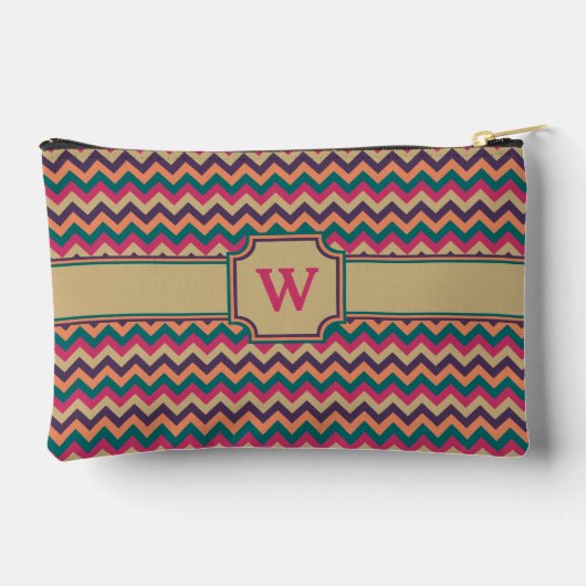 Pochette À Accessoires Zigzag Tropical (Verso)