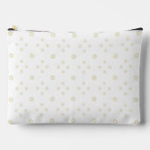 Pochette À Accessoires Zinnia Soleil Blanc | Or (Recto)