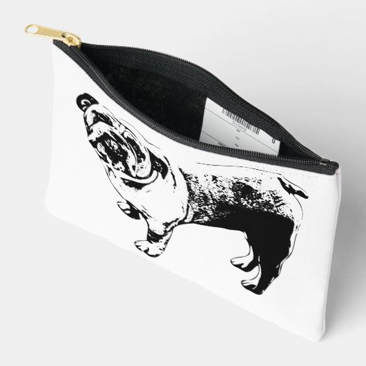 Pochette À Accessoires Zips net, Mark clair (Ouvrir)