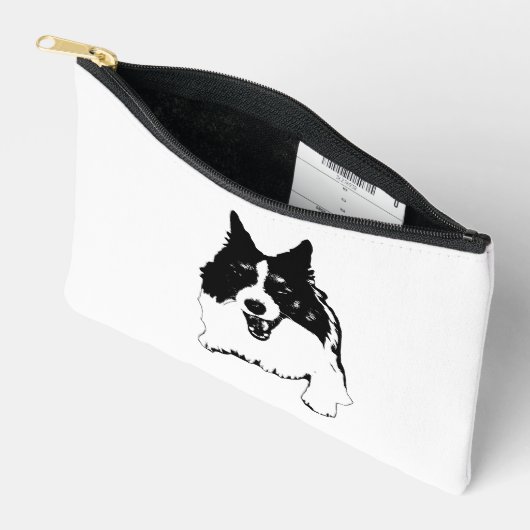 Pochette À Accessoires Zips net, Mark clair (Ouvrir)