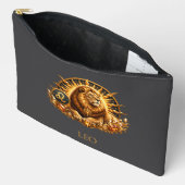 Pochette À Accessoires Zodiac Sign Leo Personalized (Ouvrir)