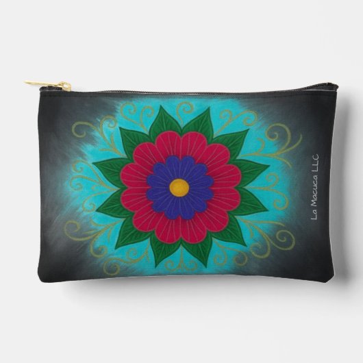 Pochette à fleurs multicolore (Recto)