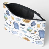 Pochette d'accessoires Motif à thème Voyage (Ouvrir)