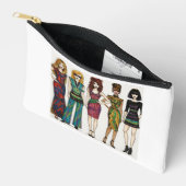 Pochette d'art pour poupées de mode - Sac accessoi (Ouvrir)