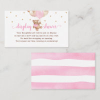 Pochette de douche Teddy Bear pour invitation