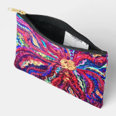 Pochette de fleurs abstraites - Sac à fermeture éc (Ouvrir)