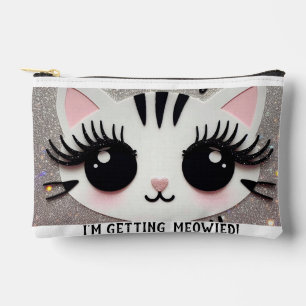 Pochette de maquillage de mariée, sac de maquillag