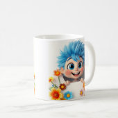 pochette de mug garçon mignon 3D, conception de po (Devant droit)