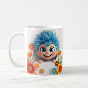 pochette de mug garçon mignon 3D, conception de po