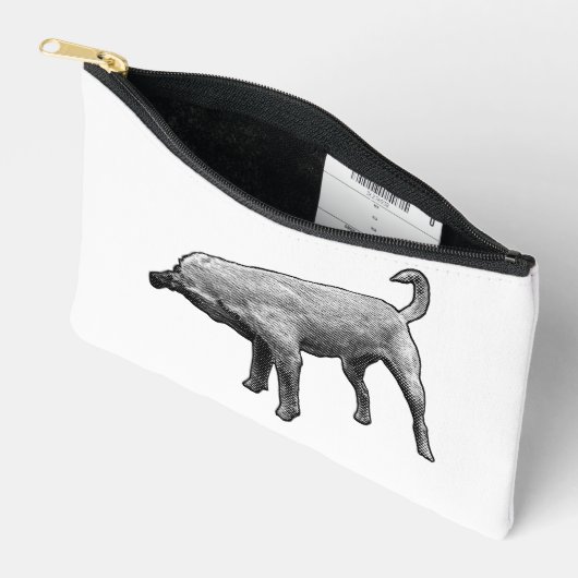 Pochette de texture Chic Terrier (Ouvrir)