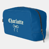 Pochette de toilette gothique coquette bleu person (Coin droit)