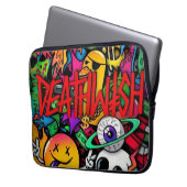 pochette de transport pour pc (deathwsh) laptop sleeve (Voorkant Links)