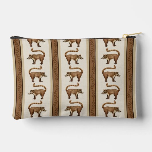 Pochette de Zipper Stripe Coati (Verso)